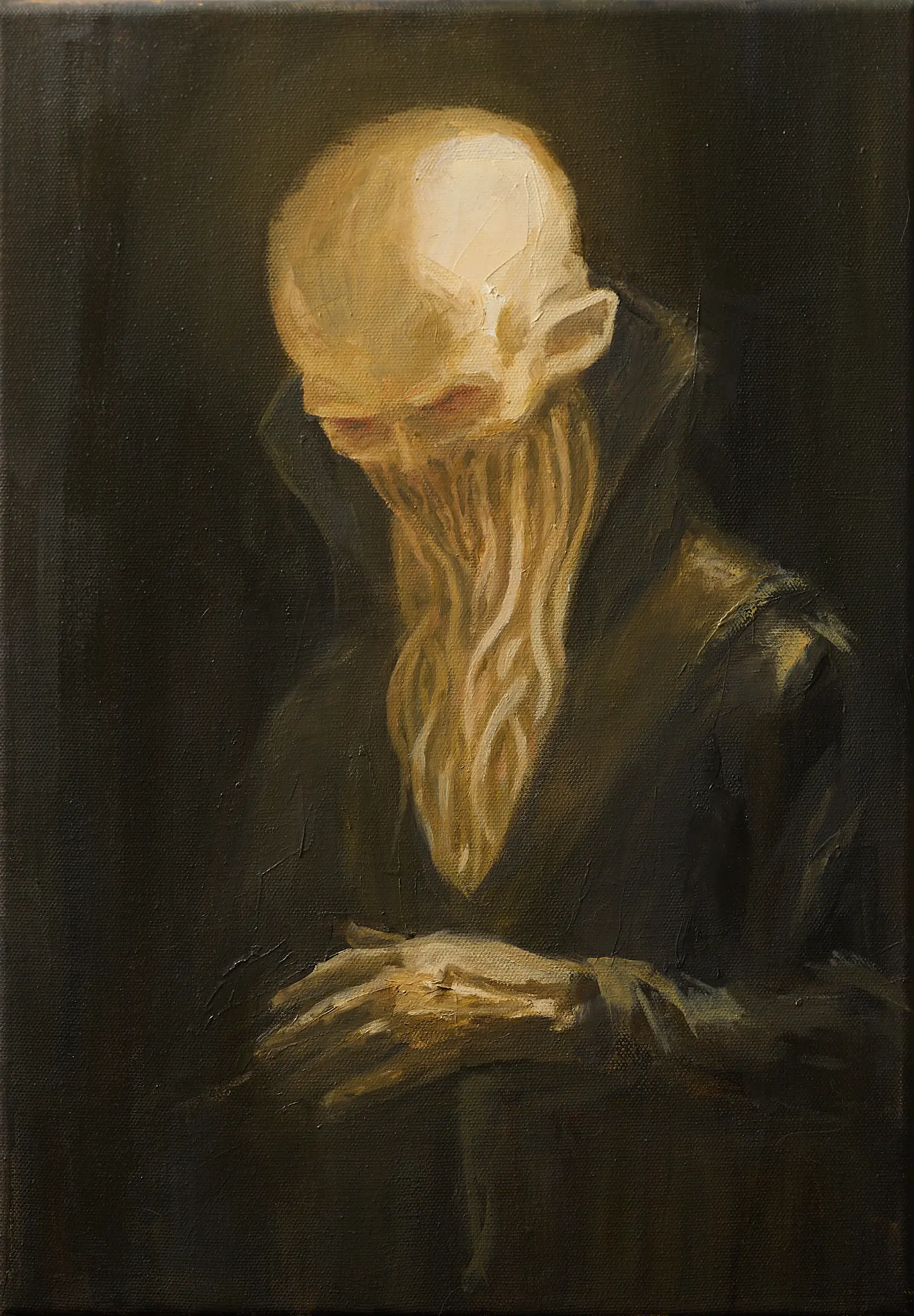 Das Helfersyndrom – Gemälde Wolfram Hölzel, Dark Art