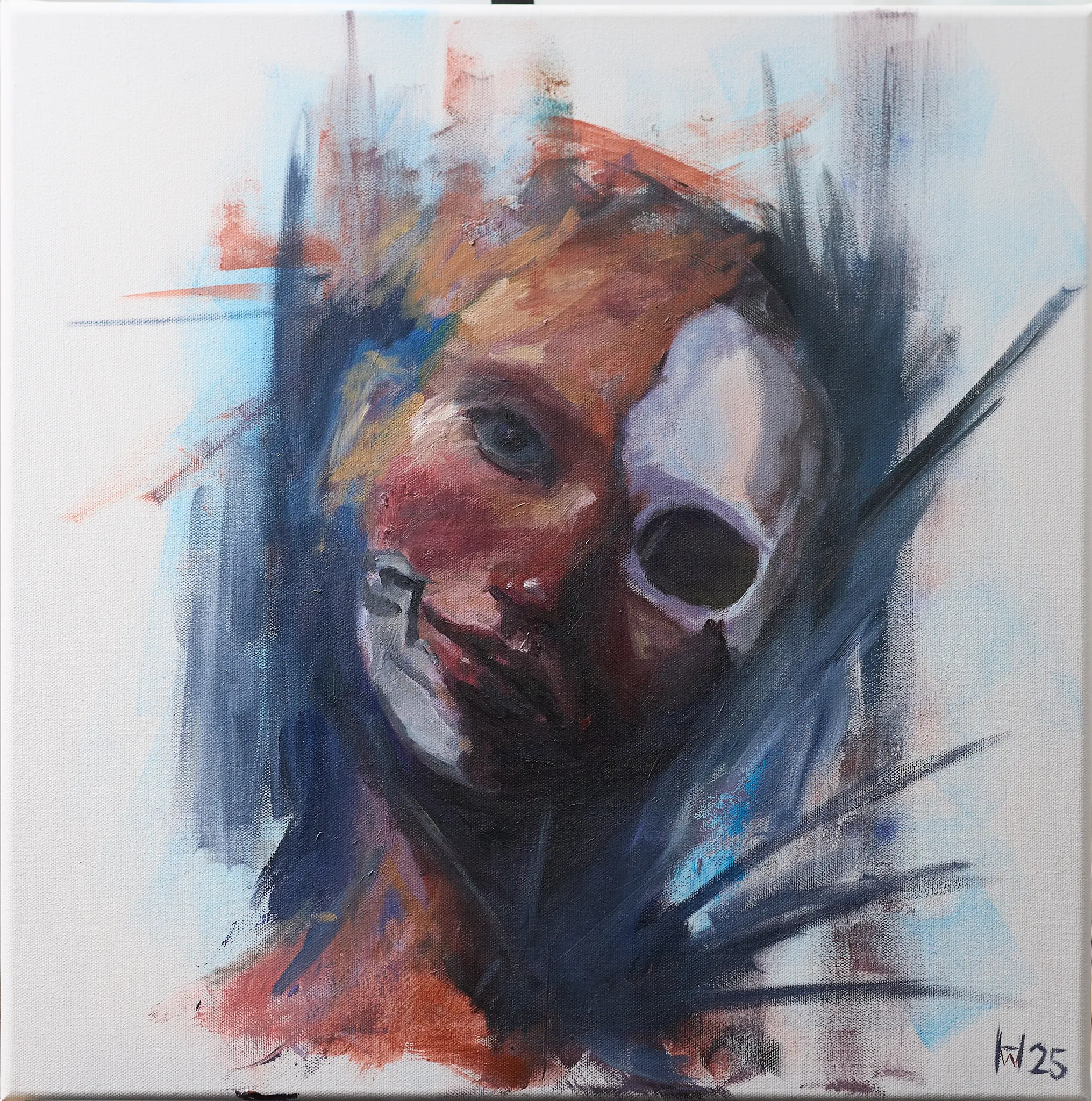 Das Leben – Gemälde Wolfram Hölzel, Dark Art