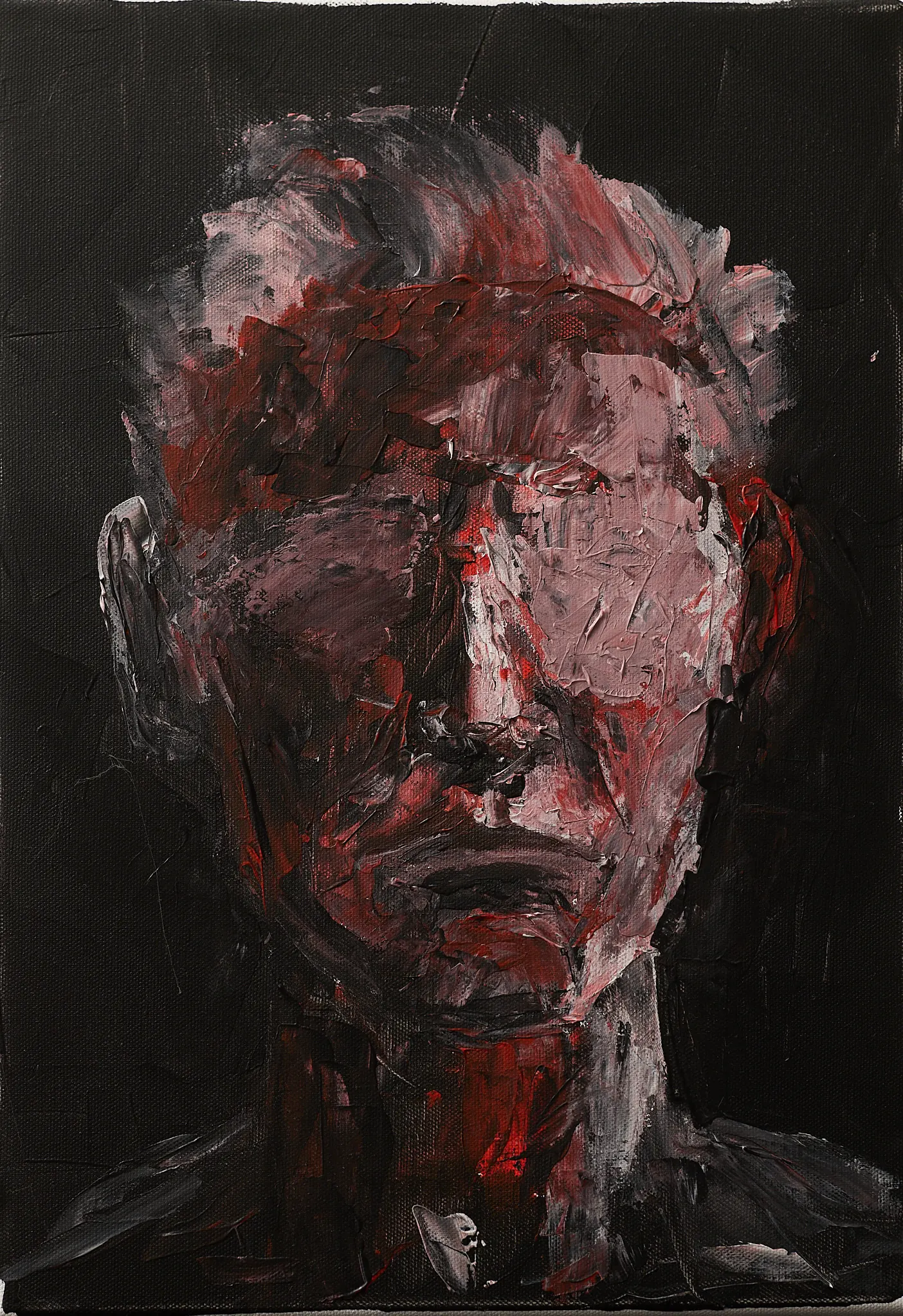 Das Schöne der Welt sehend – Gemälde Wolfram Hölzel, Dark Art