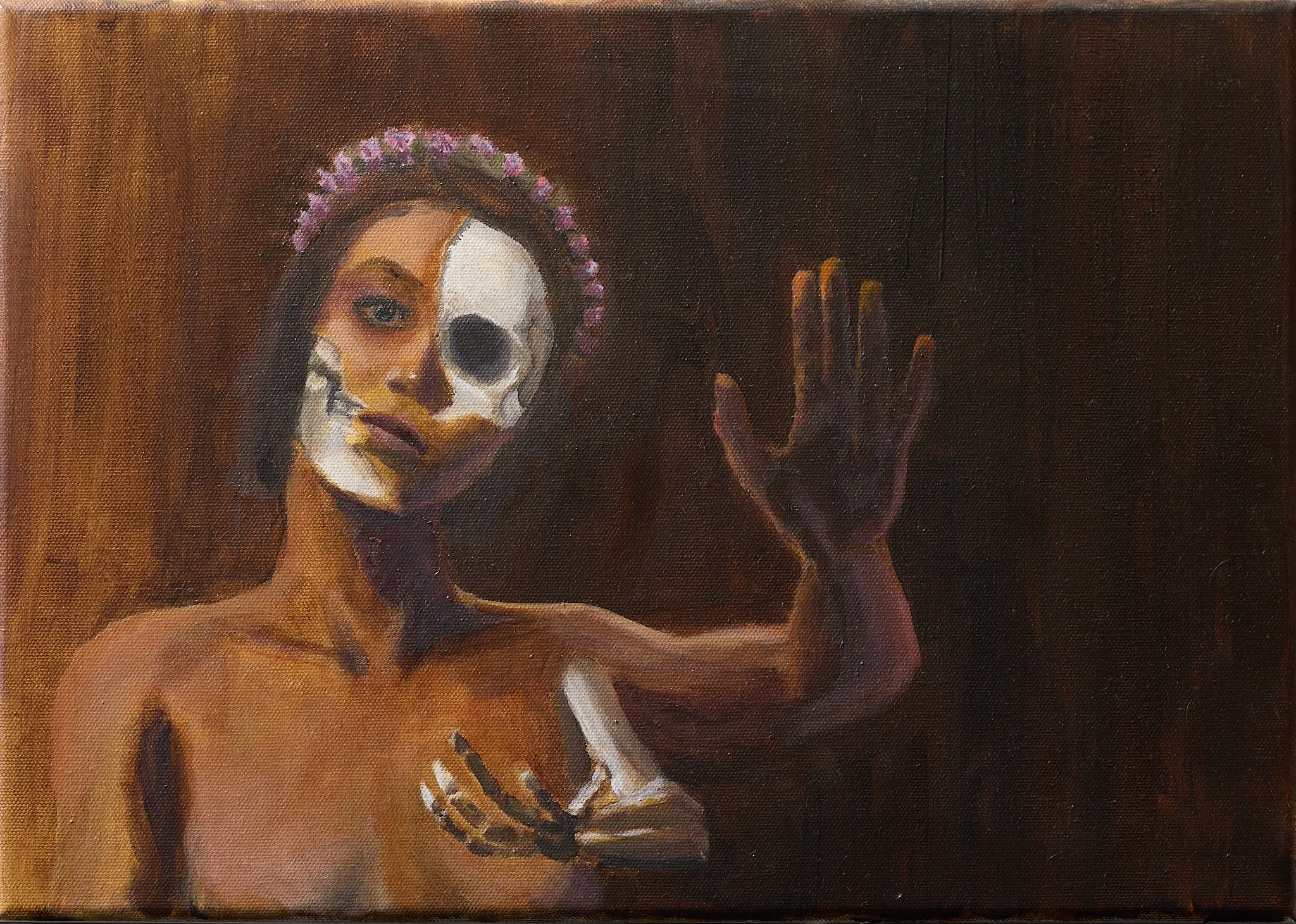 Der Tod – Gemälde Wolfram Hölzel, Dark Art