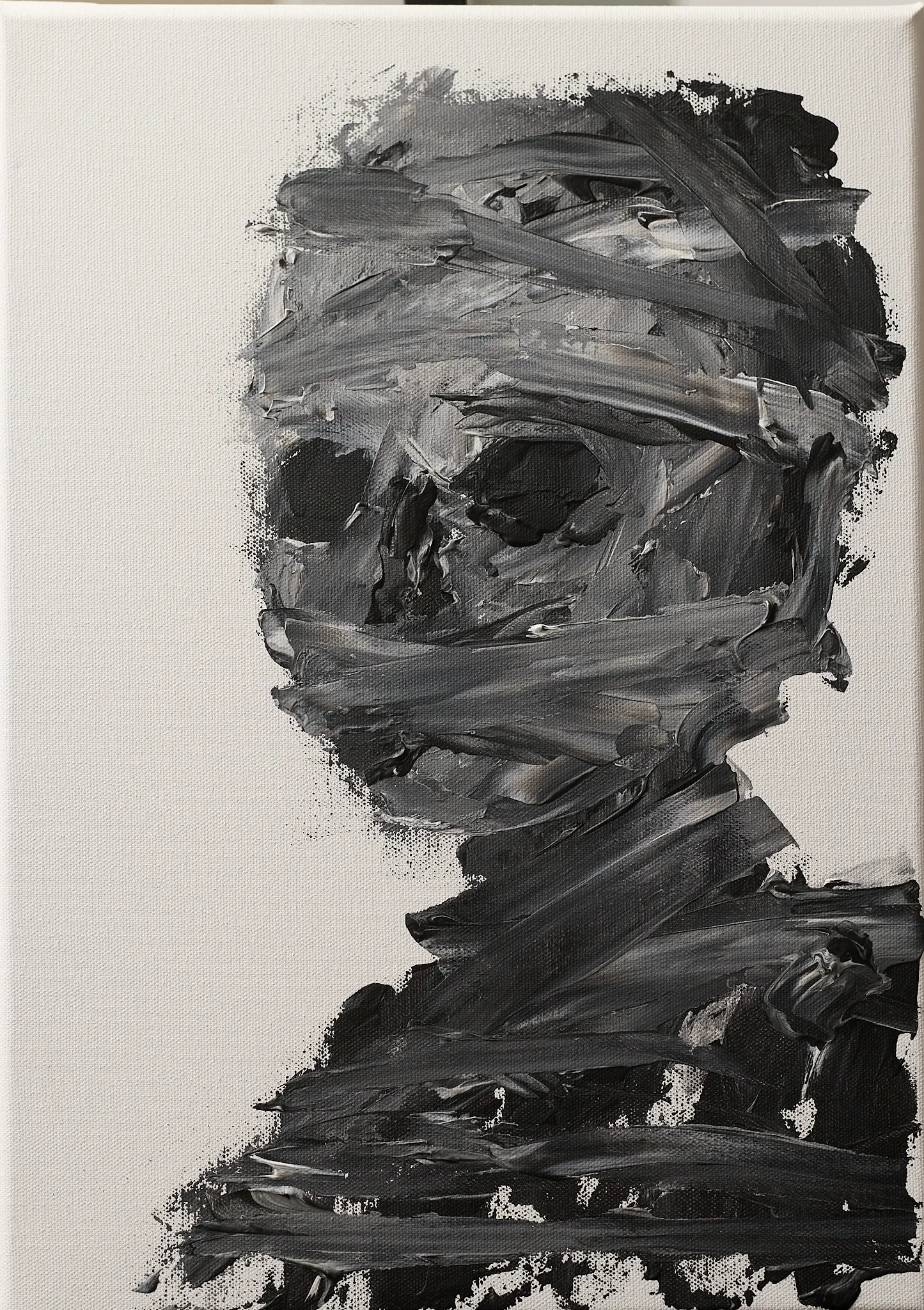 How to survive society – Gemälde Wolfram Hölzel, Dark Art