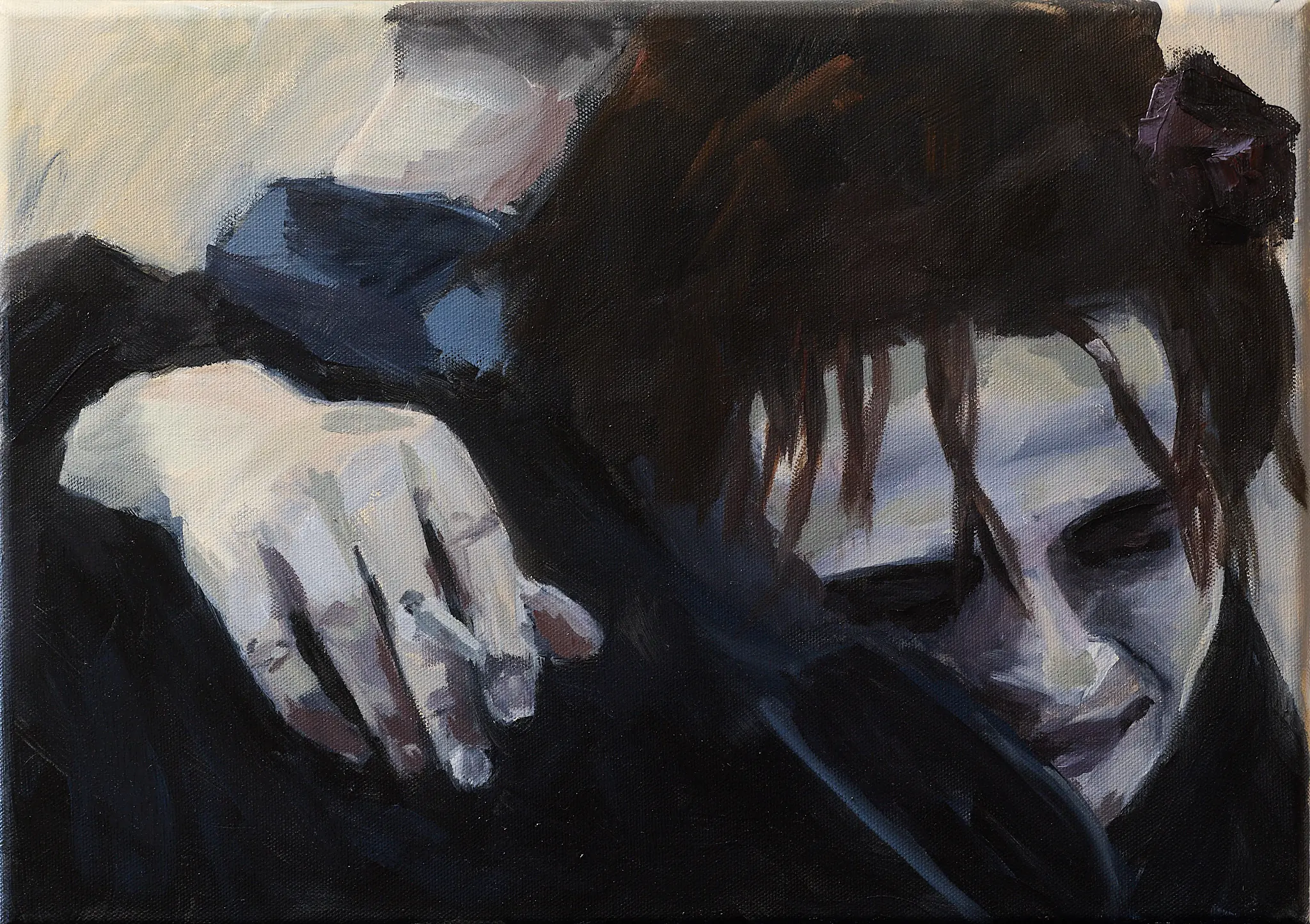 Maria Singer Tragedy – Gemälde Wolfram Hölzel, Dark Art Fanart